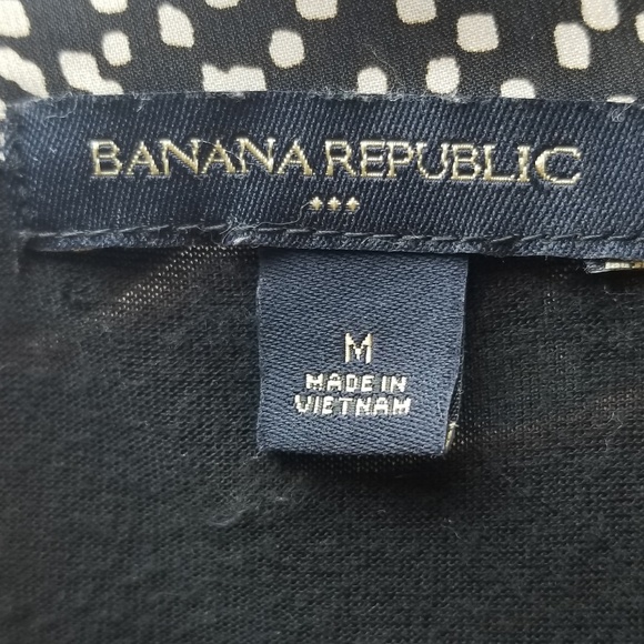 Banana Republic | Black Tie Neck Blouse - Picture 7 of 8